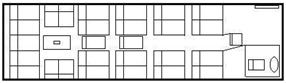 小型観光バス席配置図""
